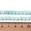 Anti-Tarnish Electroplate Glass Beads Strands GLAA-N057-6mm-02-4