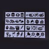 Cartoon Plastic Hollow Drawing Stencil for Kids Teen Boys Girls DIY-F025-E08-3