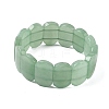 Natural Green Aventurine Beads Stretch Bracelets for Women Men BJEW-I323-02A-4