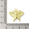 Brass Enamel Micro Pave Cubic Zirconia Pendants KK-Z042-11G-01-3