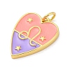 Brass Enamel Pendants LS-KK-Z077-01G-11-2