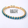 Hip-hop Brass Micro Cubic Zirconia Link Chain Bracelets for Men and Women FX8797-12-1