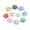 Transparent Spray Painted Acrylic Beads ACRP-T011-05M-2