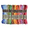 18 Skeins 18 Colors 6-Ply Polyester Embroidery Floss OCOR-M009-01C-03-1