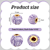 72Pcs 8 Colors Polyester European Beads OPDL-PH0001-09-2