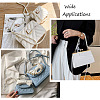 8Pcs 8 Styles White Acrylic Round Beads Bag Handles FIND-TA0001-40-8