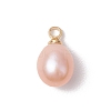 Natural Cultured Freshwater Pearl Rice Charms PALLOY-TA00254-3