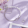 2Pcs Sterling Silver Spring Gate Rings STER-NB0001-41-4