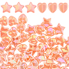 100Pcs 2 Styles  Transparent Acrylic Beads OACR-SC0002-41A-6