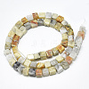 Natural Crazy Agate Beads Strands G-S357-G27-1