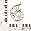 304 Stainless Steel Pendant Cabochon Settings STAS-E545-04A-P-3