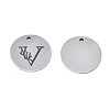 Non-Tarnish 304 Stainless Steel Charms STAS-T059-26P-V-3