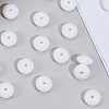 180Pcs Rondelle Silicone Focal Beads SIL-SP0001-20A-7