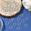 Eco-Friendly Brass Round Rings KK-M165-10mm-02S-RS-5