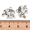 Tibetan Style Alloy Charms Pendants TIBEP-A124745-AS-LF-2