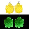 Gradient Color & Luminous Opaque Resin Pendants RESI-S011-01H-2