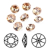 Pointed Back & Back Plated K9 Glass Rhinestone Cabochons RGLA-J012-10mm-246-1