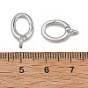 SHEGRACE Brass Spring Gate Rings XGRQ58943-764P-3