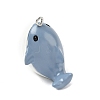 Marine Theme Opaque Resin Pendants RESI-P047-01G-P-2