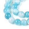 Natural Dyed Persian Jade Gemstone Bead Strands X-G-R271-8mm-XP15-3