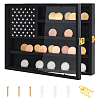 Wooden Wall Mounted Medal Display Cases with Acrylic Visible Window ODIS-WH0078-24-1