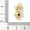 Brass Micro Pave Cubic Zirconia Pendants KK-Q068-04C-3