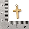 304 Stainless Steel Rhinestone Pendants STAS-B128-09G-06-3
