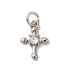 Brass Micro Pave Cubic Zirconia Pendants KK-P308-27P-1