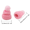  Handmade Wool Woven Hat Decoration AJEW-NB0001-16-3