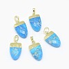 Natural & Synthetic Mixed Stone Pendants G-F584-H-3