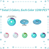 5Sets 5 Colors UV Plating Opaque Acrylic Beads FIND-GA0006-55-2