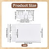 3Pcs Rectangle Plastic Clay Mold TOOL-WH0059-051A-3