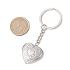 316 Stainless Steel Photo Locket Keychain KEYC-JKC01121-3