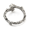 Alloy Finger Rings for Women RJEW-A034-07AS-3