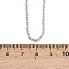 Non-Tarnish Unisex 304 Stainless Steel Cable Chain Necklaces STAS-O037-83P-02-3