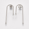 304 Stainless Steel Stud Earring Findings STAS-S079-143A-2
