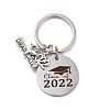 Graduation Theme 201 Stainless Steel Keychain Clasps STAS-I185-01C-1