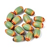 Handmade Millefiori Glass Barrel Beads LA-N002-15E-1