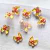 Transparent Flat Back Resin Rhinestone Cabochons CRES-WH0002-09B-1