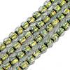 Handmade Foil Lampwork Beads Strands FOIL-K003-06B-11-1