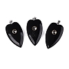 Natural Obsidian Pendants G-Q601-47A-1