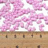 Macaron Color Opaque Frosted Glass Seed Beads SEED-K009-12B-05-4