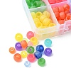 184Pcs 8 Colors Transparent Plastic Beads KY-YW0001-52-2