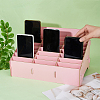 24-Grid Wooden Cell Phone Storage Box AJEW-WH0348-179-3