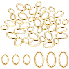 BENECREAT 600Pcs 2 Style Brass Open Jump Rings KK-BC0006-86-1