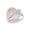 304 Stainless Steel Pendant Rhinestone Settings SA-CBA038A-01C-P-2