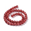 Dyed Natural Jade Beads Strands X-G-D434-8mm-08-1-4