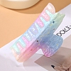 Starry Sky Pattern Cellulose Acetate Claw Hair Clips PW-WGE0265-01-2