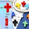 8Pcs 8 Colors Handmade Lampwork Beads LAMP-CJ0003-09-2