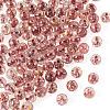 100Pcs Crackle Transparent Glass Beads GLAA-TADJ0001-12H-1